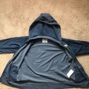 Kids large Abercrombie jacket dark blue size 15/16